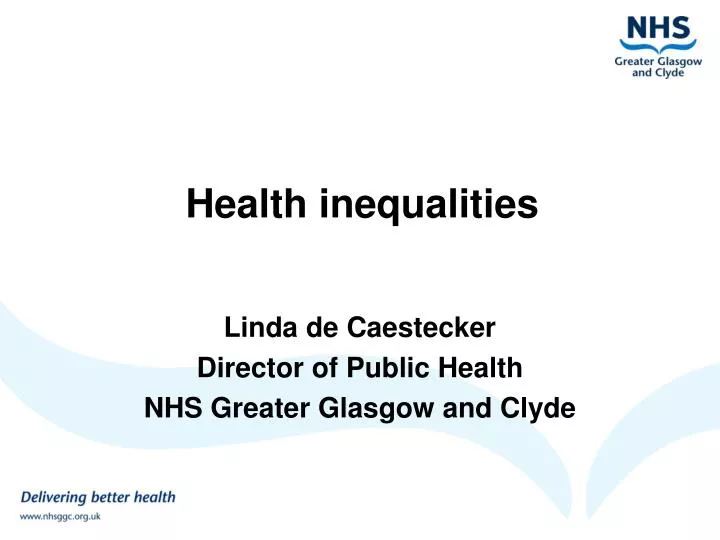 health inequalities