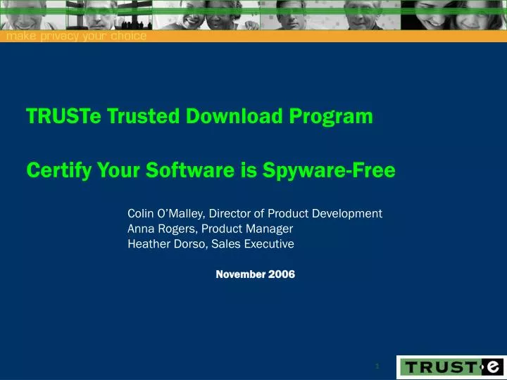 truste trusted download program certify your software is spyware free