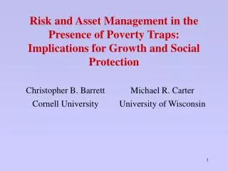 A Behavioral Approach to Poverty and Vulnerability