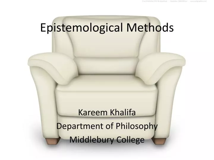 epistemological methods