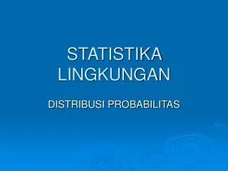 statistika lingkungan