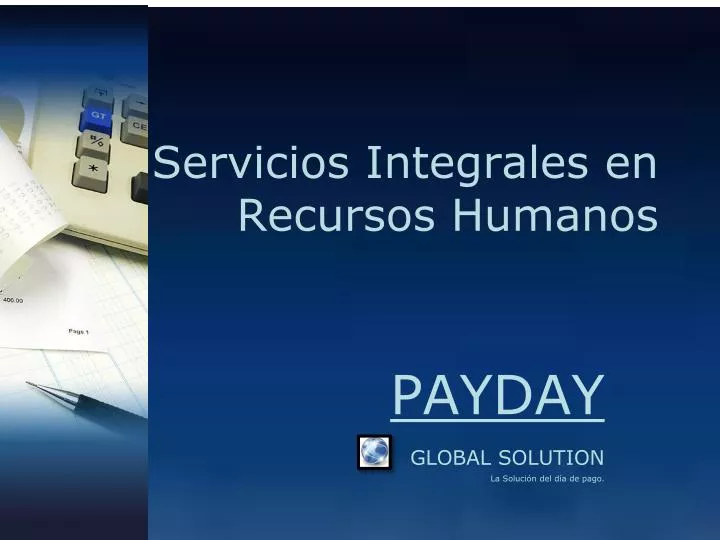 servicios integrales en recursos humanos
