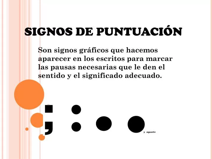 signos de puntuaci n