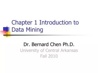 chapter 1 introduction to data mining