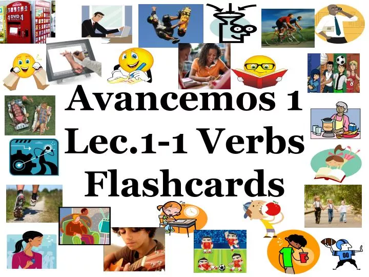 avancemos 1 lec 1 1 verbs flashcards