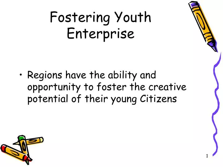fostering youth enterprise