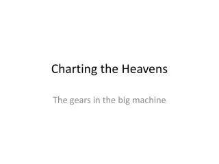 Charting the Heavens