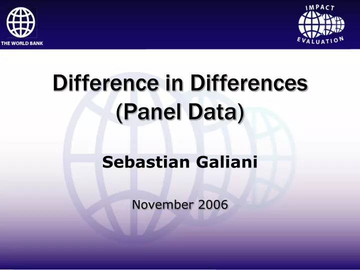 difference in differences panel data