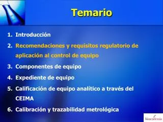temario