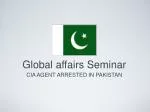 Global affairs Seminar - slide 1