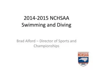 2014-2015 NCHSAA Swimming and Diving