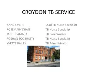 CROYDON TB SERVICE