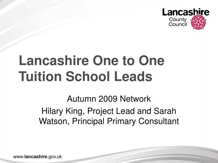 lancashire one to one tuition school leads