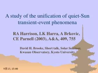 A study of the unification of quiet-Sun transient-event phenomena