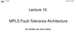 Enhancing Fault-Tolerance in MPLS Control Plane: LDP and BGP Mechanisms - slide 1