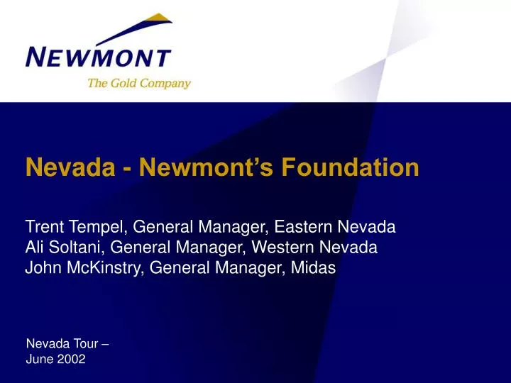 nevada newmont s foundation