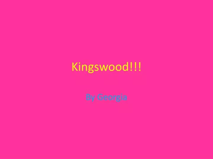 kingswood