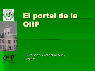 el portal de la oiip