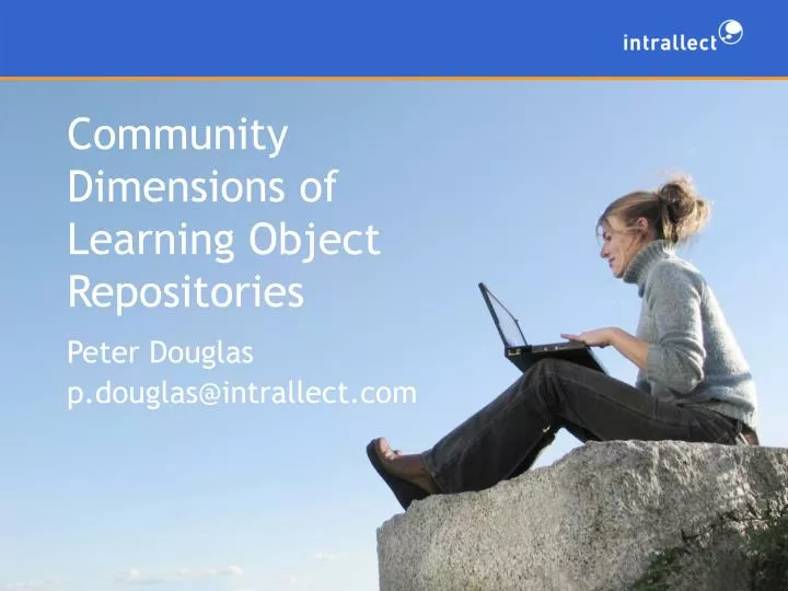 community dimensions of learning object repositories