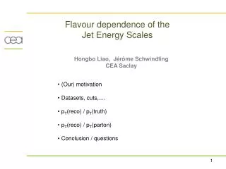 Flavour dependence of the Jet Energy Scales