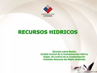 recursos hidricos