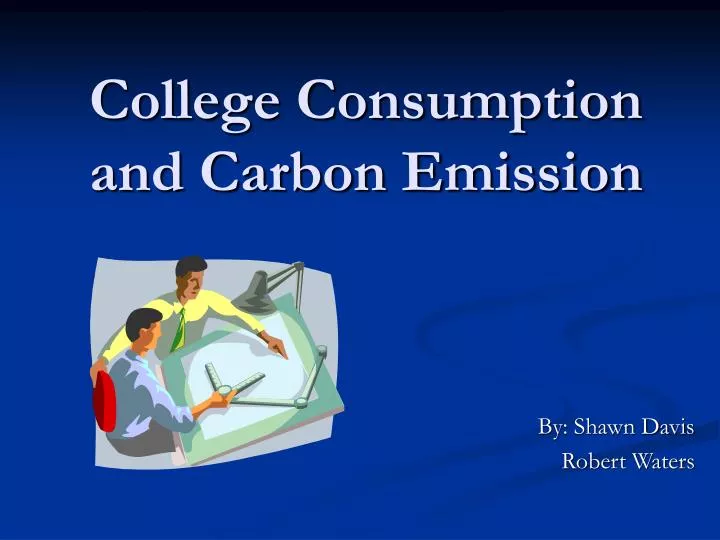 college consumption and carbon emission