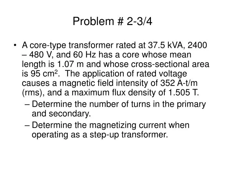 problem 2 3 4