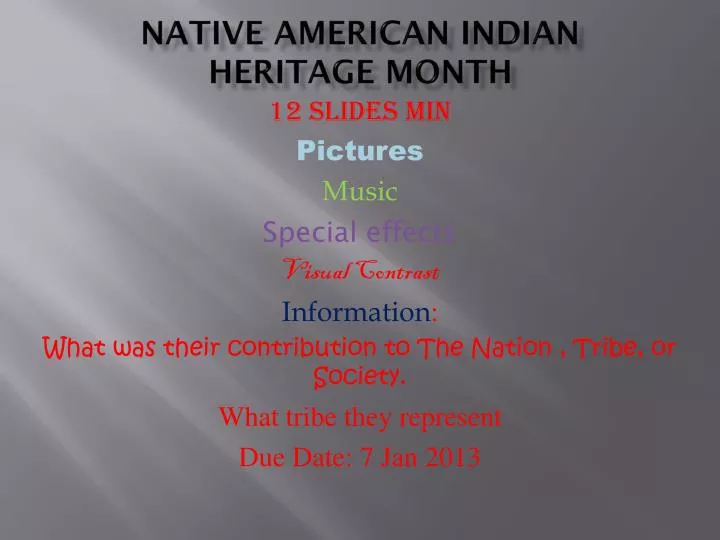 native american indian heritage month