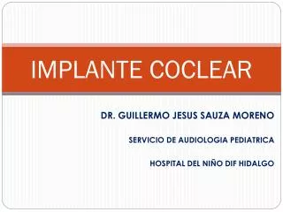 implante coclear