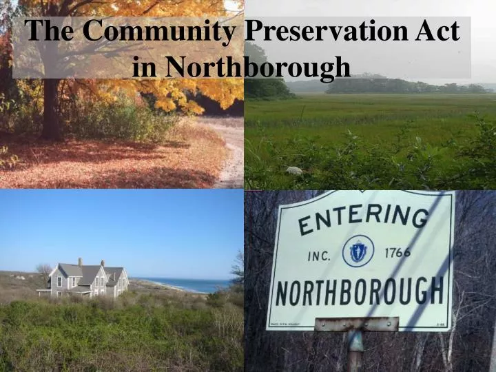 the community preservation act in northborough