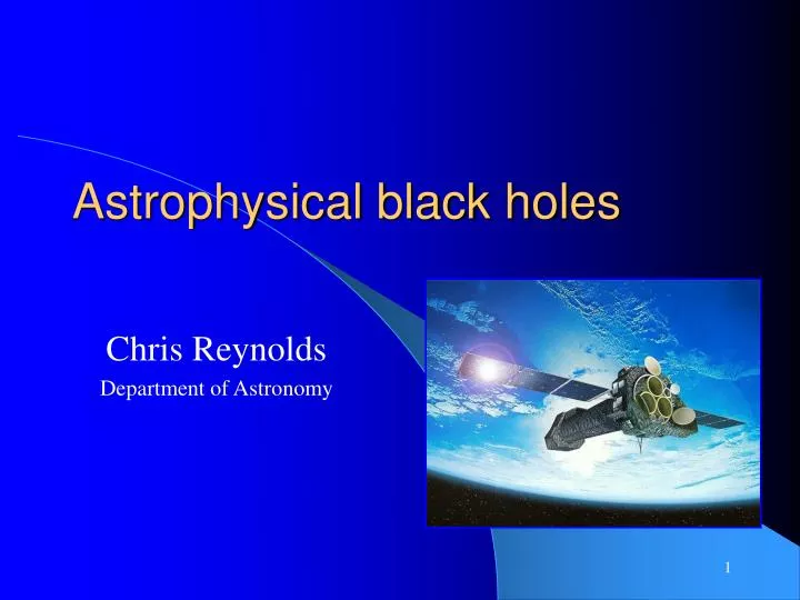 astrophysical black holes