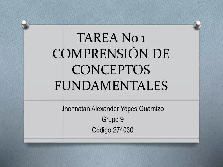 tarea no 1 comprensi n de conceptos fundamentales