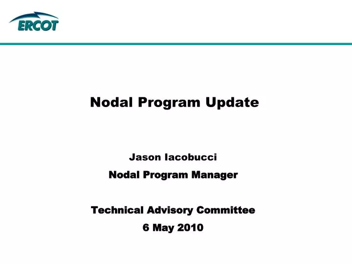 nodal program update