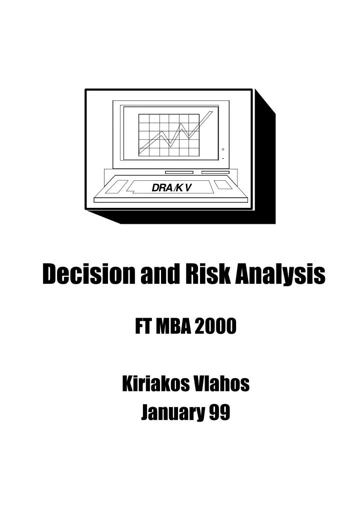 decision and risk analysis