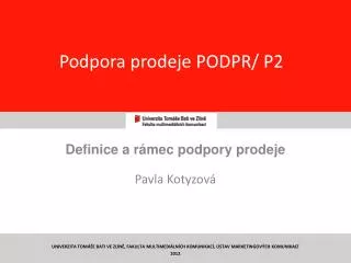 podpora prodeje podpr p2