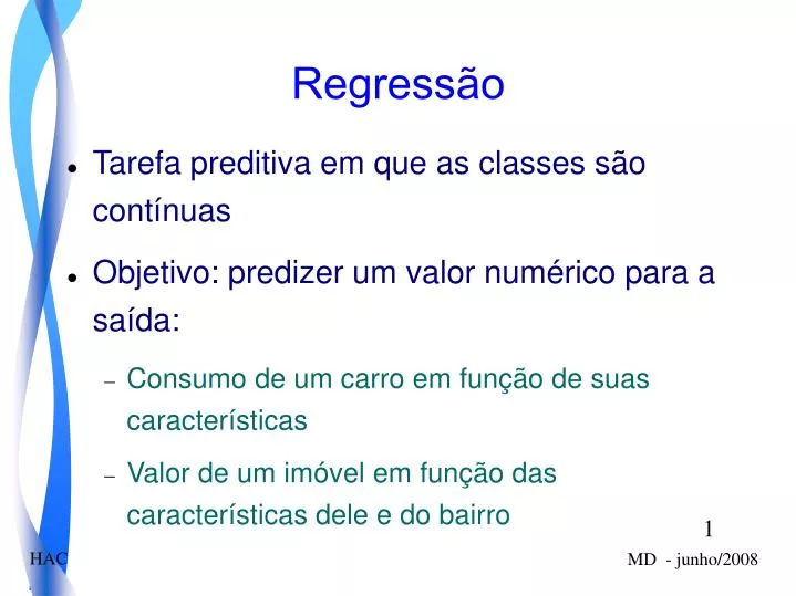 PPT - Regressão PowerPoint Presentation, Free Download - ID:5870148