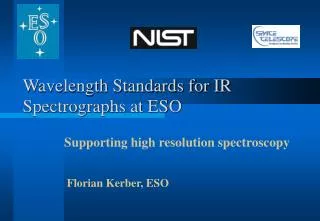 Wavelength Standards for IR Spectrographs at ESO