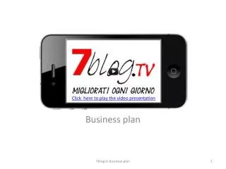 business plan