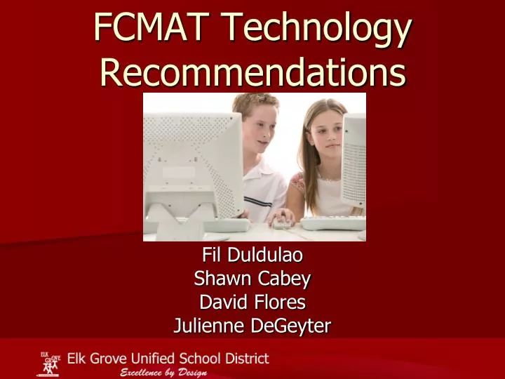 fcmat technology recommendations