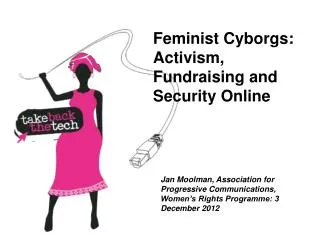 Feminist Cyborgs: Activism, Fundraising and Security Online