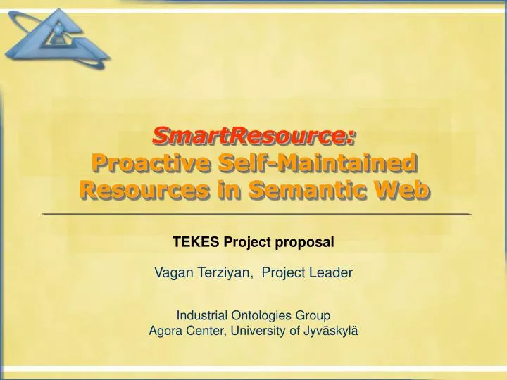 smartresource proactive self maintained resources in semantic web