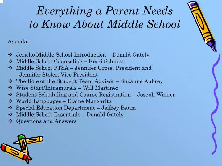 everything a parent needs to know about middle school