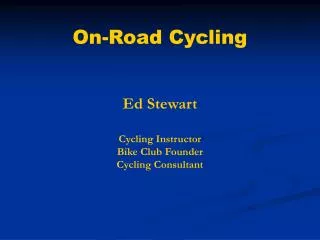 On-Road Cycling