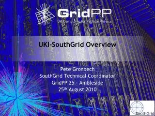 UKI-SouthGrid Overview