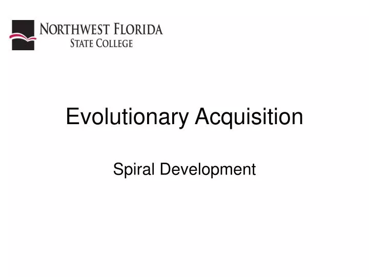 evolutionary acquisition