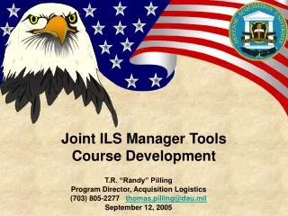 Joint ILS Manager Tools Course Development