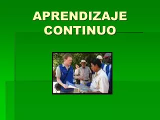 aprendizaje continuo