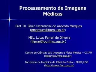 processamento de imagens m dicas