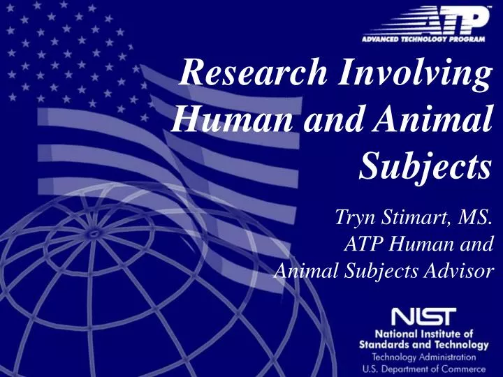 research involving human and animal subjects