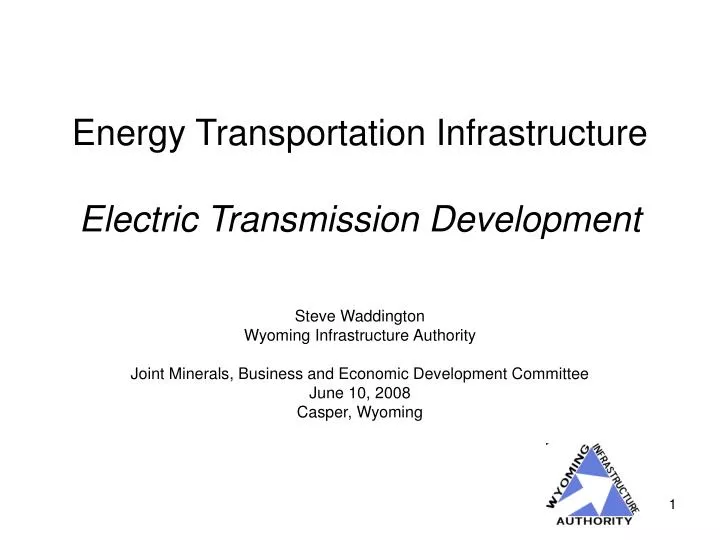 energy transportation infrastructure electric transmission development